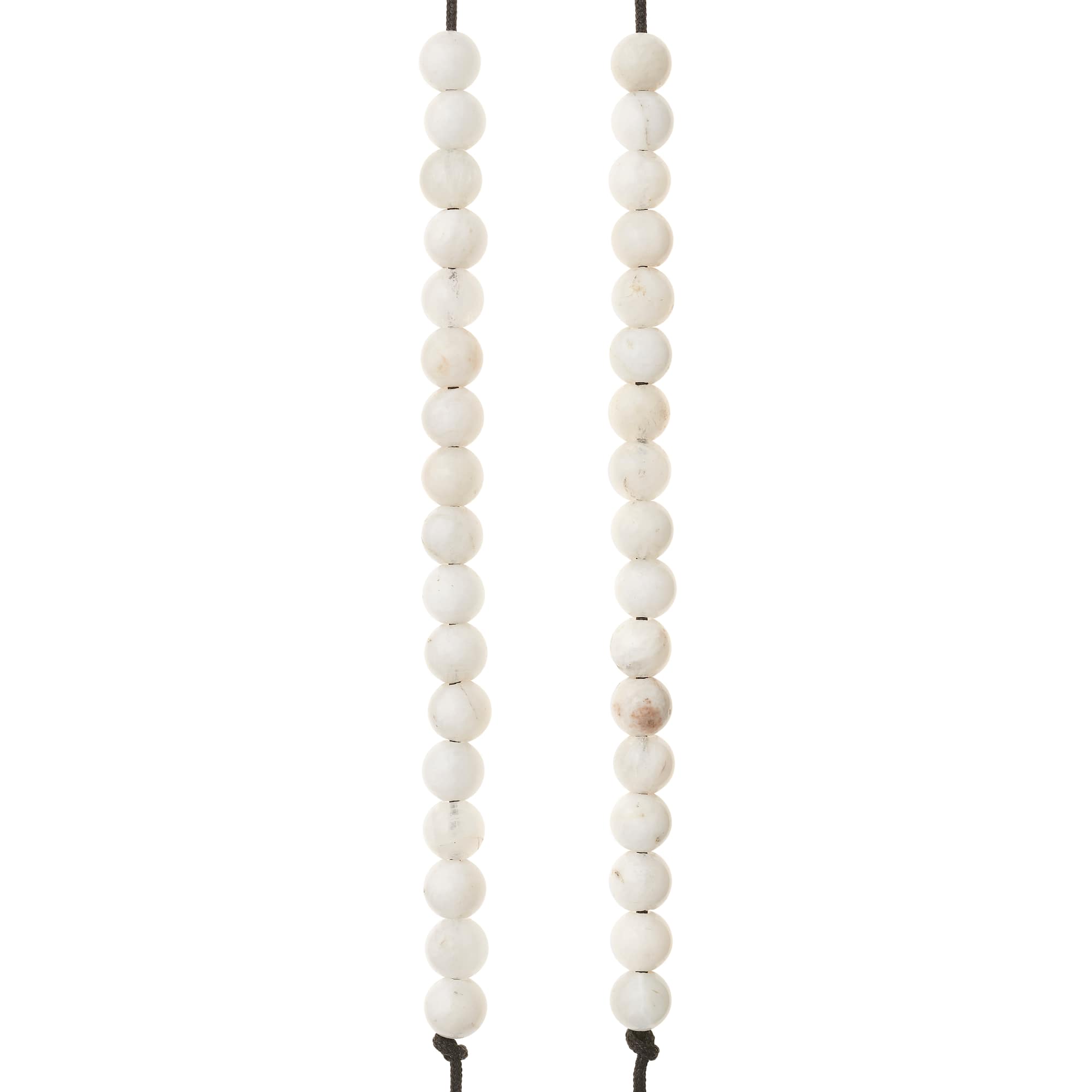 White Moonstone Round Beads, 8mm by Bead Landing™